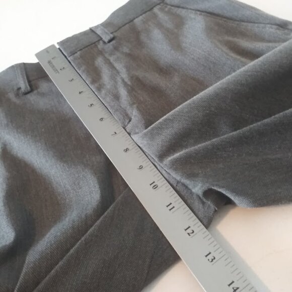 J. Ferrar men's size 29 X 30 gray slim fit dress pants - Picture 9 of 15